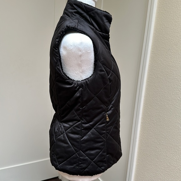 NWOT Ralph Lauren Faux Fur Reversible Vest (S) - Picture 4 of 7